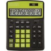 Бухгалтерский калькулятор BRAUBERG Extra Color-12-BKLG 250477 (черный/салатовый)