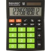 Бухгалтерский калькулятор BRAUBERG Ultra Color-12-BKLG 250498 (черный/салатовый)