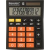 Бухгалтерский калькулятор BRAUBERG Ultra Color-12-BKRG 250499 (черный/оранжевый)