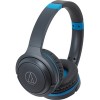 Наушники Audio-Technica ATH-S200BT (серый/синий)