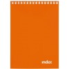 Блокнот на гребне Office Classic, 140 x 195 мм, 40 л., клетка, оранжевый