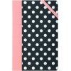 Ежедневник недатированный Milan, 138 x 210 мм, 208 листов, Dots, черный