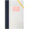 Ежедневник недатированный Milan, 138 x 210 мм, 208 листов, Silver Pink, серебряный