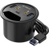 USB-хаб Orico DESK-2U1C-BK