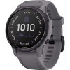 Умные часы Garmin Fenix 6S Pro Solar 42 мм (аметистовая сталь, силикон)