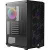 Корпус AeroCool Hive FRGB Hive-G-BK-v2