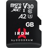 Карта памяти GOODRAM IRDM microSDXC IR-M2AA-0640R12 64GB (с адаптером)