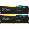 Оперативная память Kingston FURY Beast RGB 2x16ГБ DDR5 5200 МГц KF552C40BBAK2-32