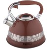 Чайник со свистком KELLI KL-4506 (коричневый)