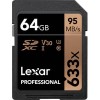 Карта памяти Lexar Professional 633x SDXC LSD64GCB633 64GB