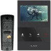Комплект видеодомофона Slinex ML-16HR+SQ-04M (черный)