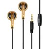 Наушники Venture Electronics Monk Lite Standard 3.5 TRS Mic-U (черный/золотистый)