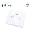 Выключатель Sibling Powerlight-SM2W 2-канальный сенсорный