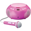 Портативная аудиосистема Lenco SCD-620PK (розовый)