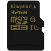 Карта памяти Kingston microSDHC (Class 10) 32GB (SDCA10/32GBSP)