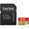 Карта памяти SanDisk Extreme microSDHC Class 10 + адаптер 32GB [SDSQXNE-032G-GN6MA]
