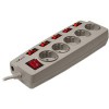 Сетевой фильтр SVEN Platinum 5 розеток, серый, 3 м