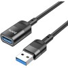 Кабель Hoco U107 USB Type-A - USB Type-A (1.2 м, черный)